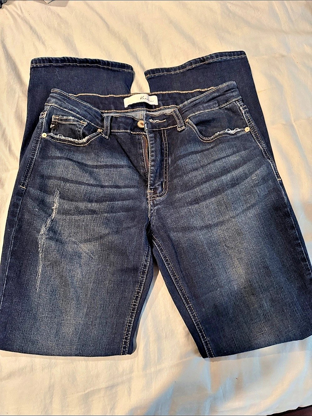 Kancan Skinny Jeans in Blue Waist 28